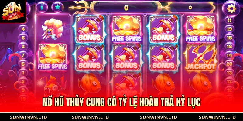 Nổ Hũ Thủy Cung - Chinh Phục Đại Dương Nhận Thưởng 2 Tỷ Đồng 1 Nổ hũ thủy cung có tỷ lệ hoàn trả kỷ lục